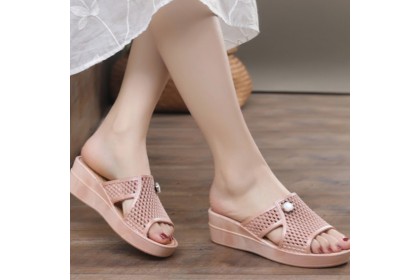 Smartchoice* Women's Thick-soled Wear-resistant Non-slip Mid High Sandals