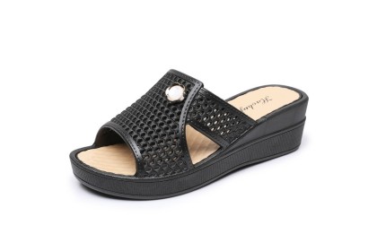 Smartchoice* Women's Thick-soled Wear-resistant Non-slip Mid High Sandals
